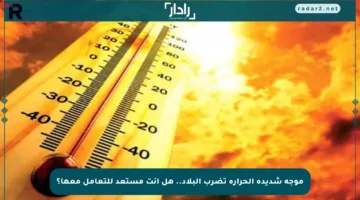 موجة شديدة الحرارة تضرب البلاد.. هل أنت مستعد للتعامل معها؟